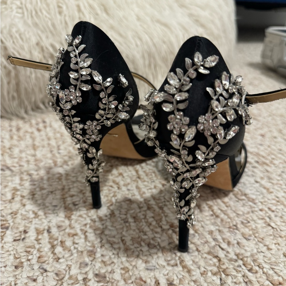 Badgley Mishka Heels jewelled